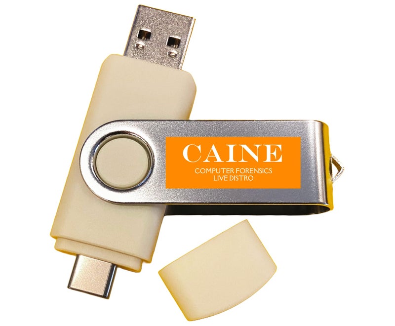 TECH STORE ON Caine Computer Forensics Bootable USB Flash Drive â€“ Digital Investigation, Data Recovery & Cybersecurity Toolkit for PC â€“ Professional Linux Environment for IT & Law Enforcement - Image 1